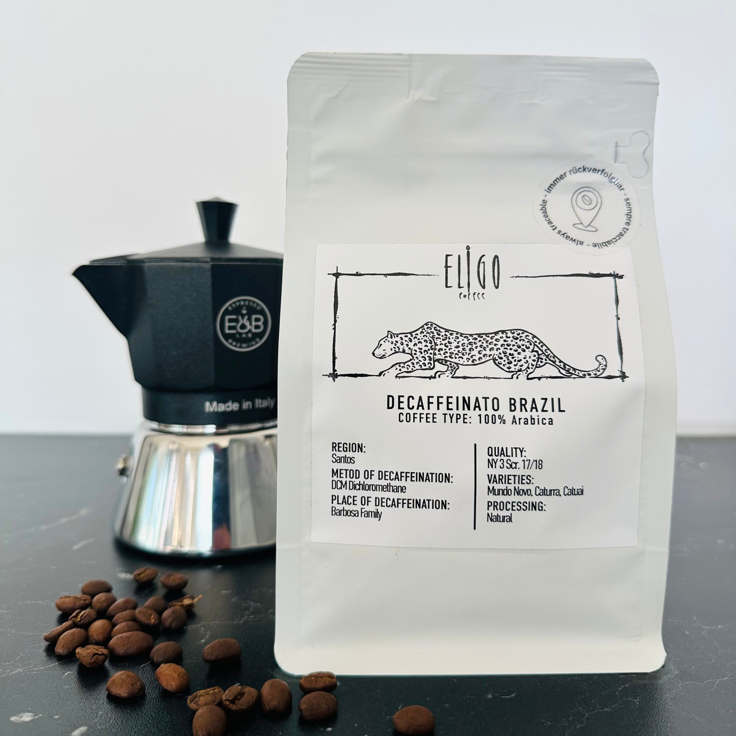 Caffè mono origine - Sud America Brasile Decaffeinato