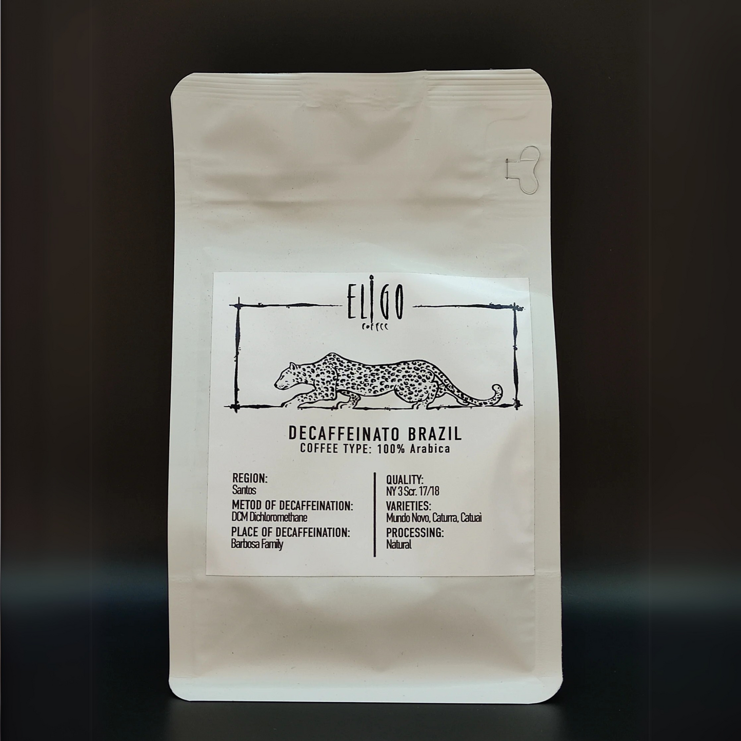 Länderkaffee - Südamerika Brasilien Decaffeinato
